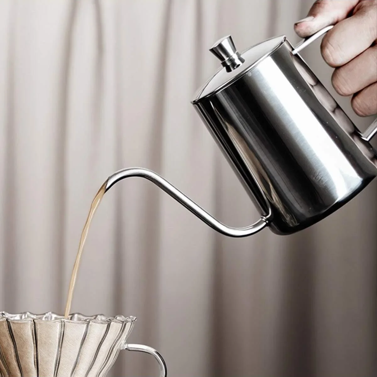 Stainless Steel Pour-over Coff - огляд і ціна Coffee Equipment Pour Over