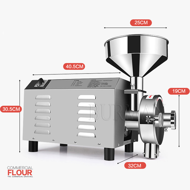 Electric Grain Grinder Commerc - огляд і ціна Coffee Grinder Burr Flat