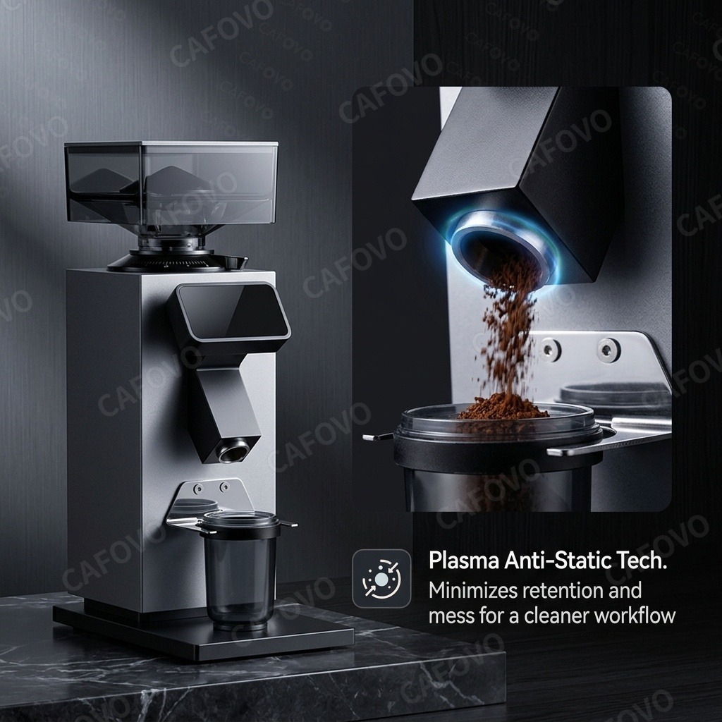 CAFOVO G964F Time-Based Dosing - огляд і ціна Coffee Grinder Burr Flat