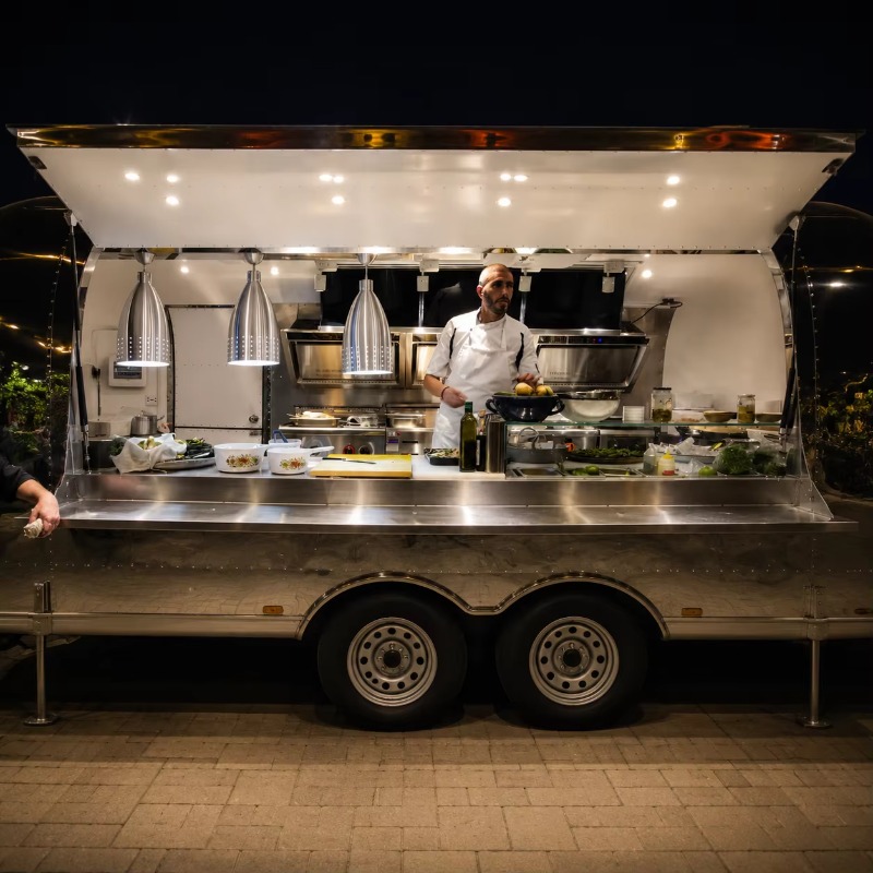 Food Truck Coffee Trailer Stre - огляд і ціна Coffee Van Equipment
