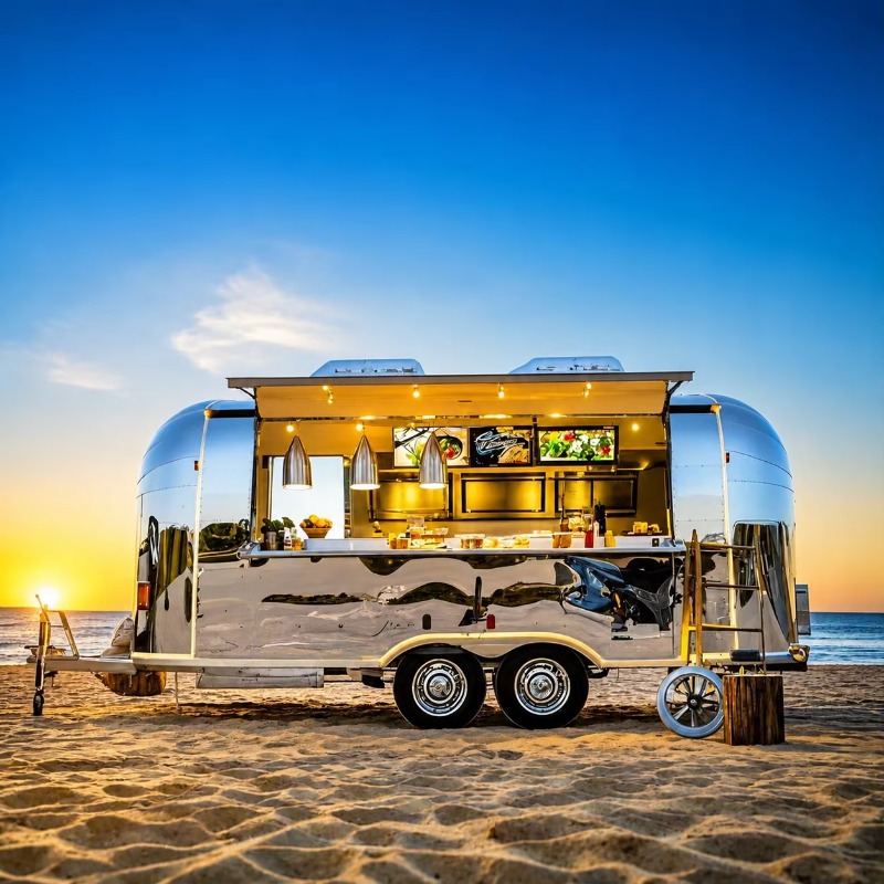 Food Truck Coffee Trailer Stre - огляд і ціна Coffee Van Equipment